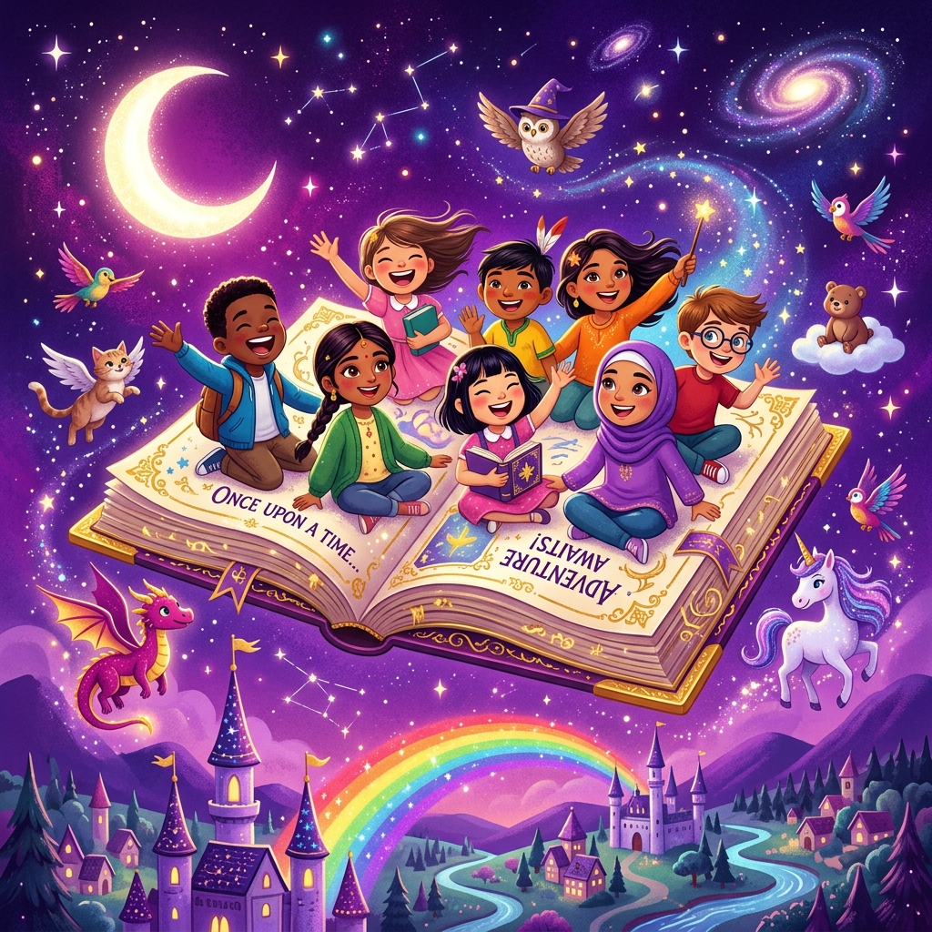 Mor Elma - Uçan Kitap Macerası
